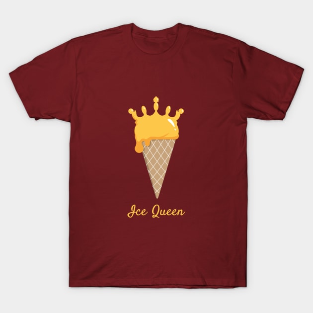 Ice Queen Ice Cream T-Shirt by propellerhead